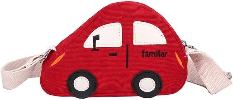 Suillty Kids Toddlers Cute Mini Car Shape Crossbody Bag Little Boys Girls Small Coin Purse Wallet Shoulder Handbags - Image 1